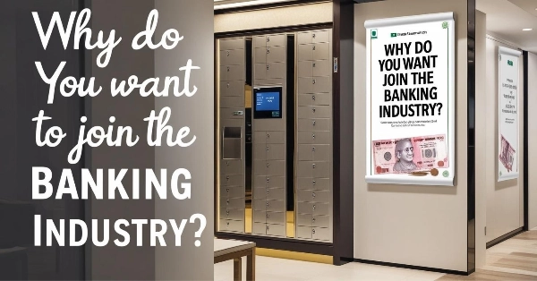 Why Do You Want to Join Banking Industry